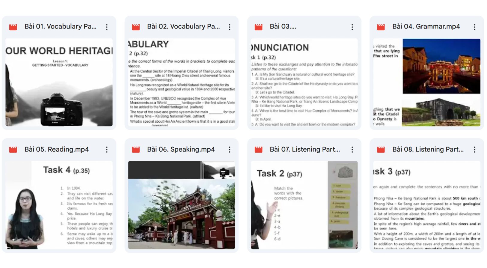 Khóa học giúp bạn nắm chắc từ vựng, ngữ pháp và bài đọc nghe lớp 11 theo từng bài học