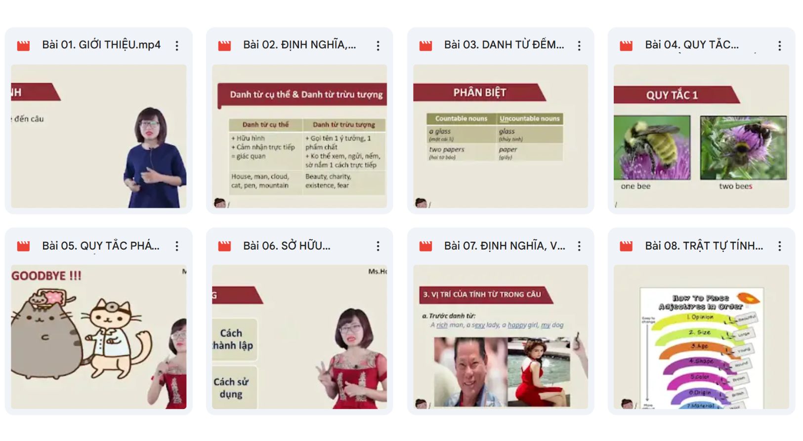 Khóa học giúp bạn nắm ngữ pháp cơ bản qua các chủ điểm quan trọng và bài giảng dễ hiểu